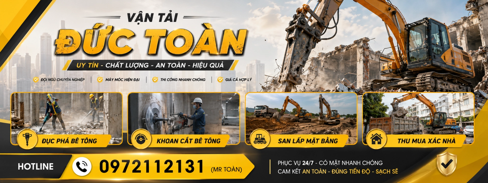 phá dỡ biệt thự Tiền Giang